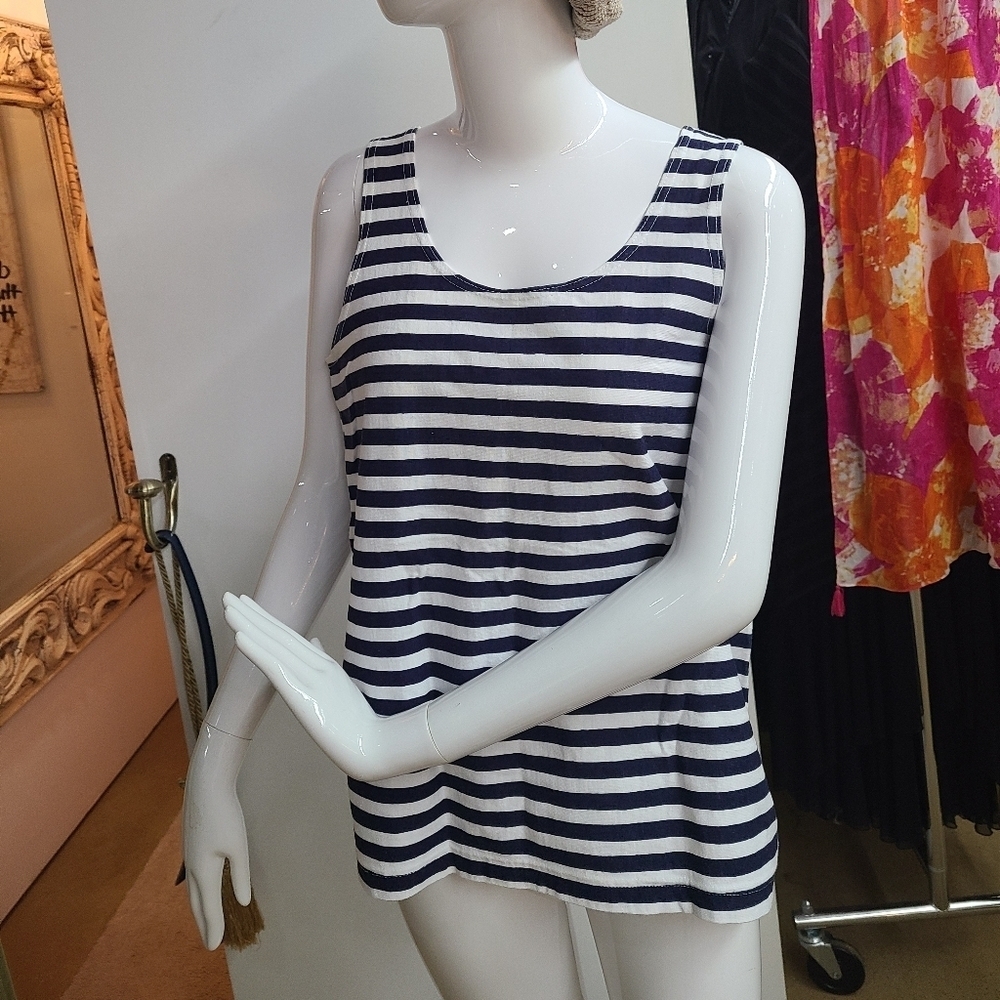Moda Int'l Striped Tank Top